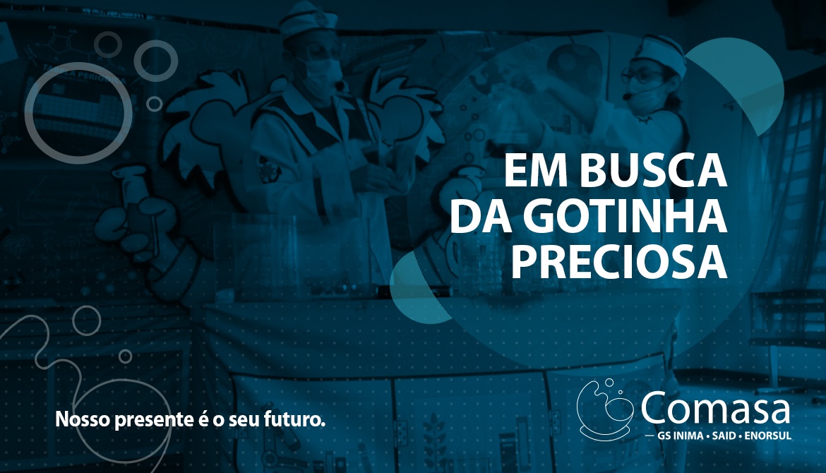 COMASA PROMOVE PEÇA TEATRAL EM ESCOLAS DE SANTA RITA DO PASSA QUATRO SOBRE IMPORTÂNCIA DA ÁGUA
