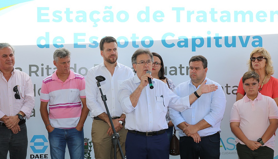 Santa Rita do Passa Quatro vai tratar 100% do esgoto