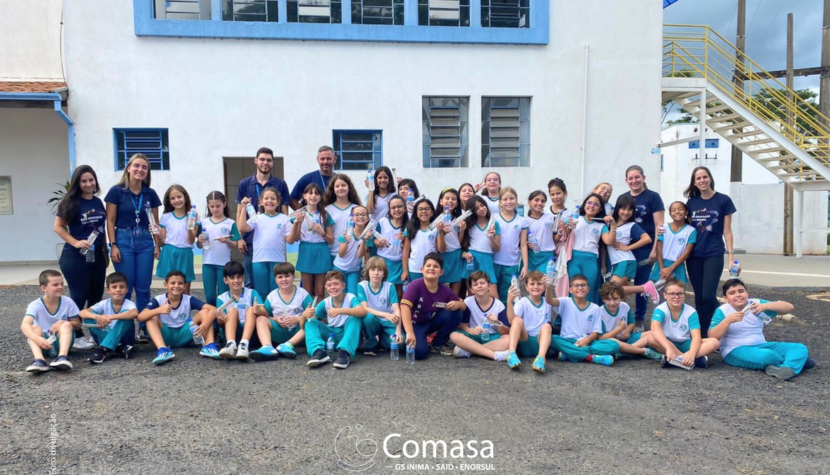 VISITA NA ETA DOS ALUNOS DA ESCOLA COOPERATIVA DE ENSINO E CULTURA