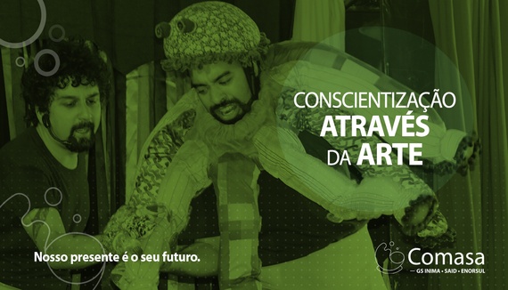 COMASA LEVA TEATRO DE BONECOS À ESCOLA DE SANTA RITA DO PASSA QUATRO