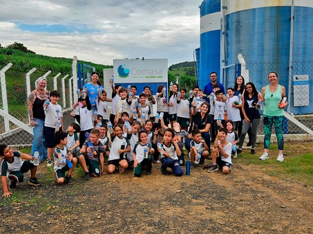 COMASA PROMOVE VISITA EDUCATIVA À ESTAÇÃO DE TRATAMENTO DE ESGOTO