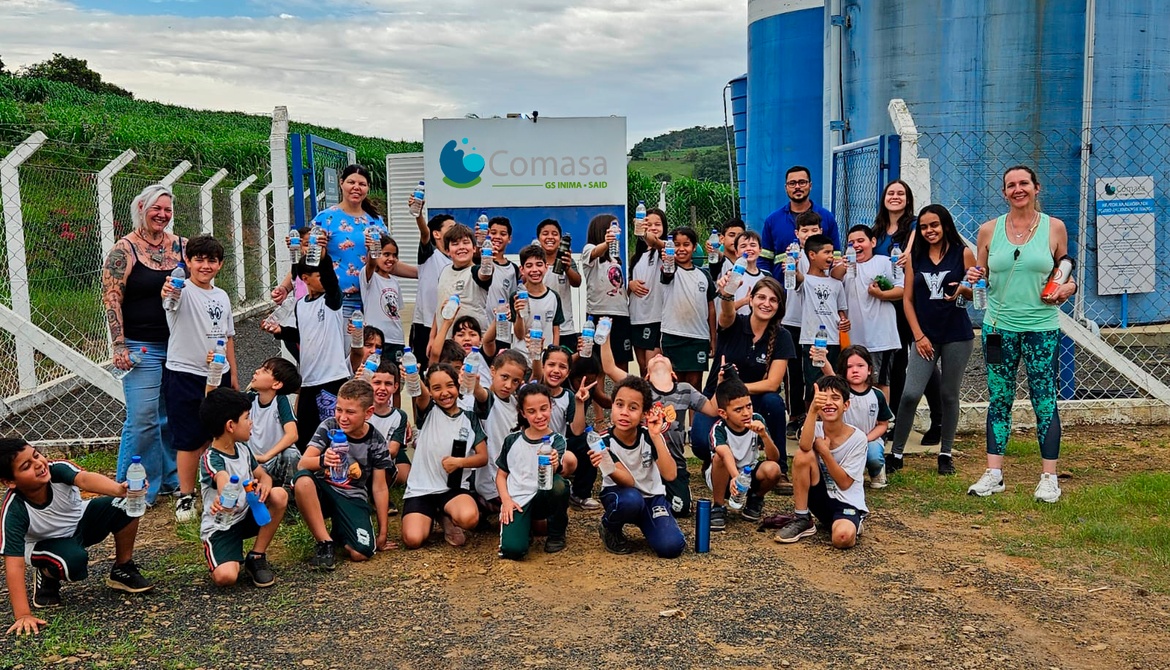 COMASA PROMOVE VISITA EDUCATIVA À ESTAÇÃO DE TRATAMENTO DE ESGOTO